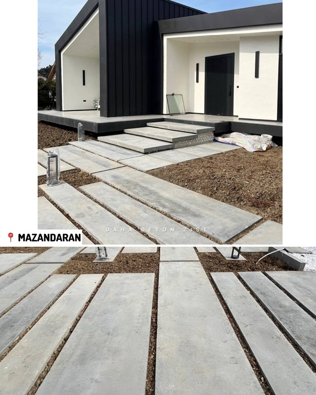 طراحی ابعاد بتن اکسپوز